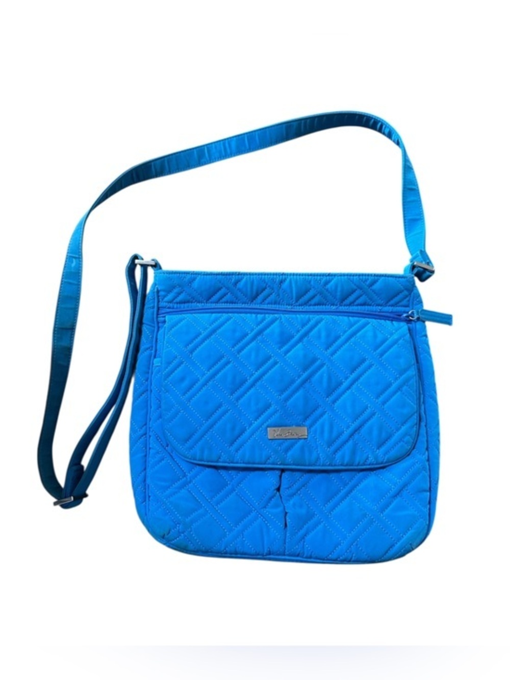 Vera Bradley Bright Blue Quilted Crossbody Bag